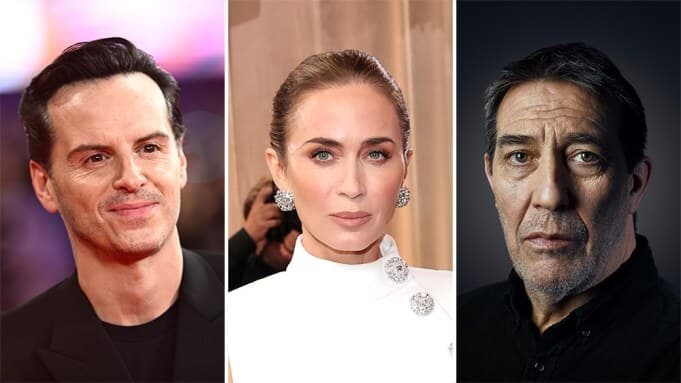 Andrew Scott, Emily Blunt, Ciarán Hinds