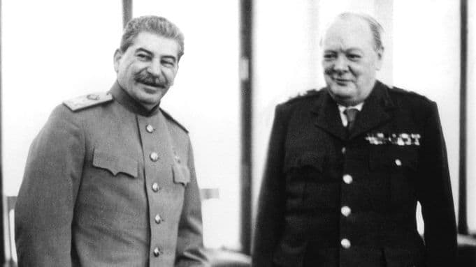 Joseph Stalin, Winston Churchill
