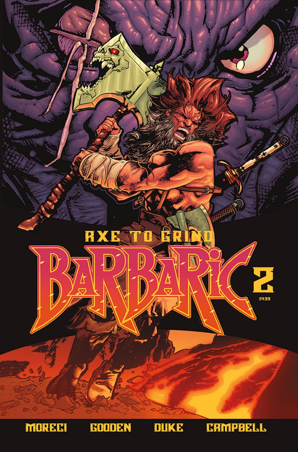 Barbaric Comic Book Cover